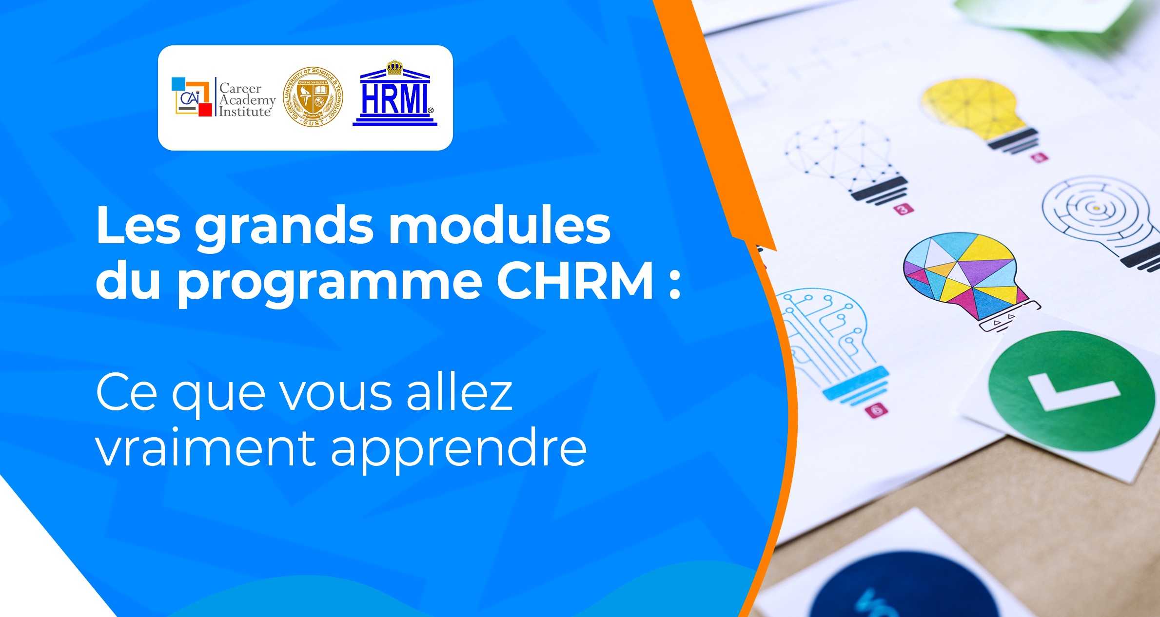 Les grands modules du programme CHRM : ce que vous allez vraiment ...